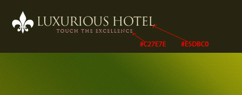 Create Web Header for Luxurious Hotel in Photoshop CS