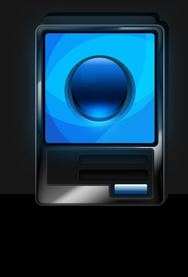 Create Futuristic ATM software interface in Photoshop CS