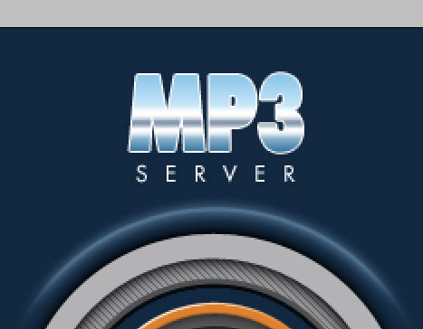 Create Futuristic MP3 Server Web Layout in Photoshop CS