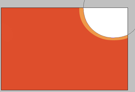 Design Abstract orange background in Photoshop CS