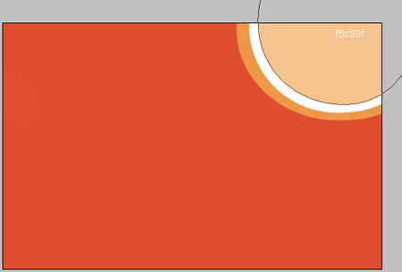 Design Abstract orange background in Photoshop CS
