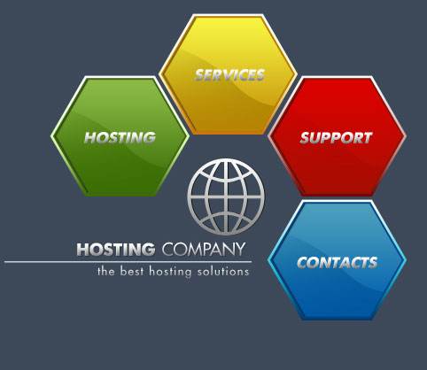 Create Hosting Company Web Layout in Photoshop CS