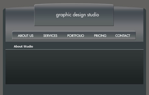 Create Graphic Design Studio WebLayout in Photoshop CS