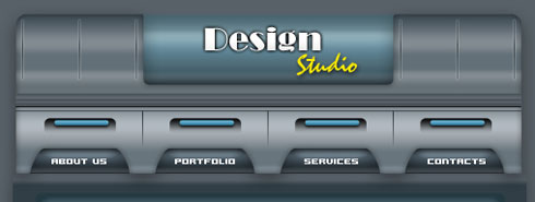 Create Design Studio Web Layout in Photoshop CS
