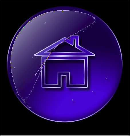 Create New Home Cute Icon in Photoshop CS