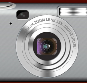 Designing Canon Digital Camera in Photoshop CS3