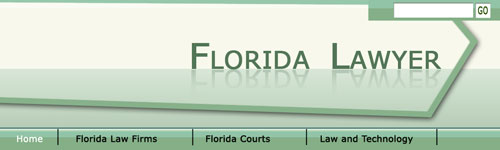 Professional Header for Florida Lawyer website in Photoshop CS