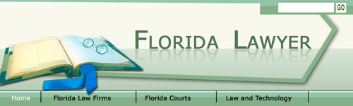 Professional Header for Florida Lawyer website in Photoshop CS