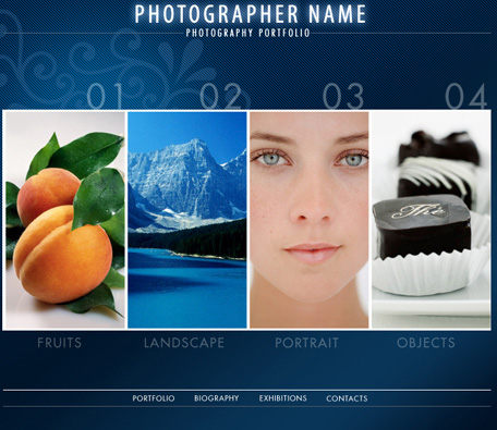 Create Photographer Page Layout in Photoshop CS3