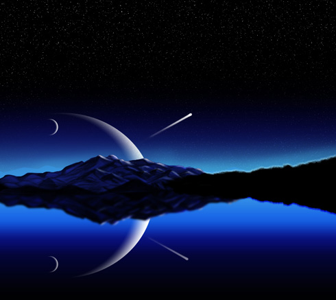 Create Night Sky in Photoshop CS3