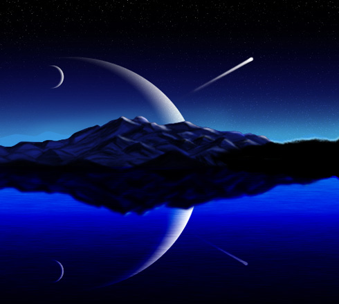 Create Night Sky in Photoshop CS3