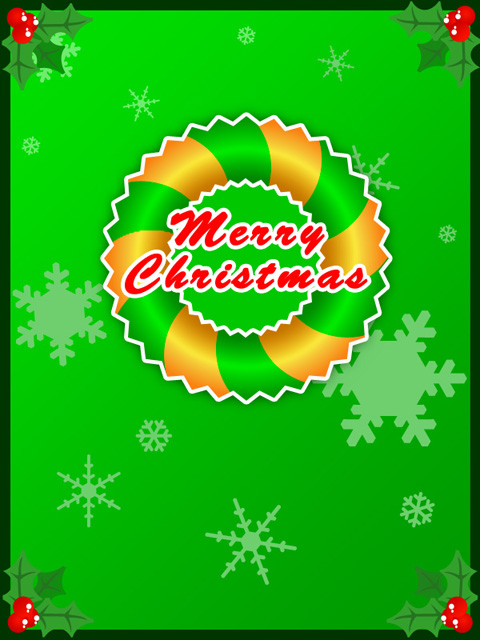 Create Merry Christmas Card in Photoshop CS3