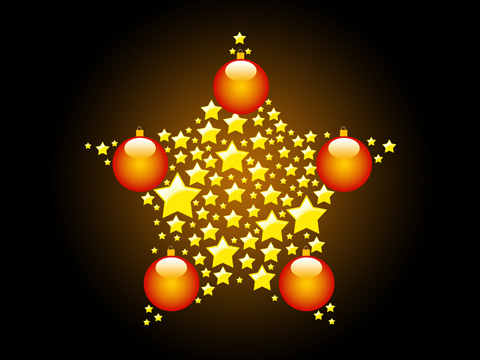 Create Christmas Star Wallpaper in Photoshop CS3