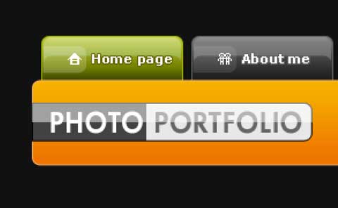 Create Photo Portfolio Web Layout in Photoshop CS3