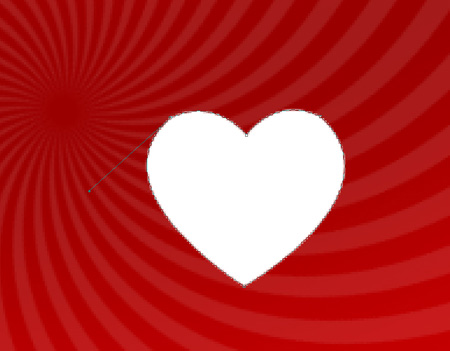 Create background of heartshape forms for Valentine's Day in Photoshop CS3