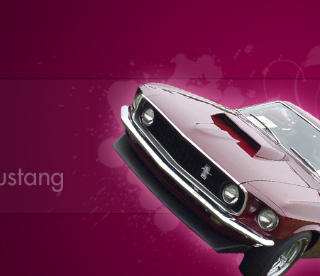 Create My Classic Mustang Wallpaper in Photoshop CS3