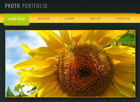 Create Photo Portfolio Web Page Layout in Photoshop CS3