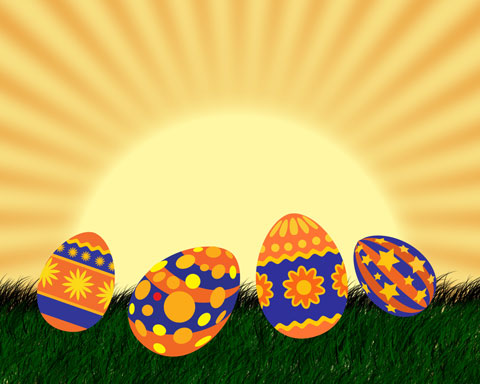 Create Happy Easter Postcard in Photoshop CS3