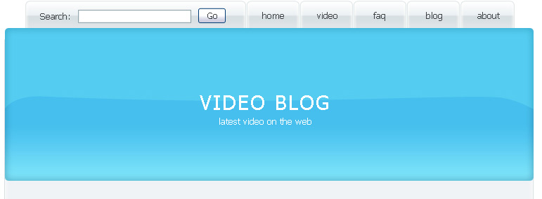 Create Video Blog Web Page in Photoshop CS3