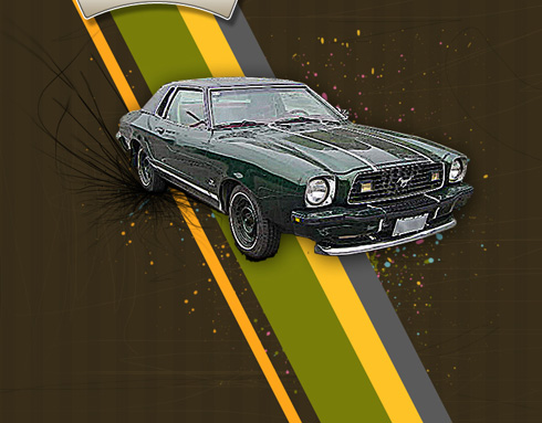 Create Ford Mustang Wallpaper in Photoshop CS3