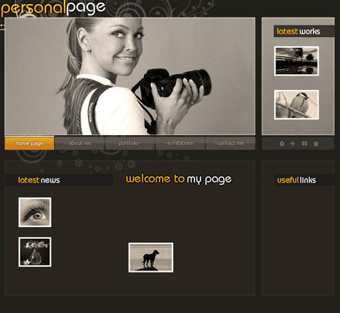 Making your own portfolio web page in Photoshop CS3