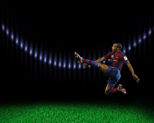 Create Soccer goals design in Photoshop CS3