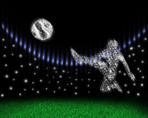 Create Soccer goals design in Photoshop CS3