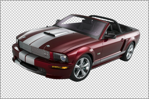Create Ford Mustang GT 500 - Abstract design in Photoshop CS3