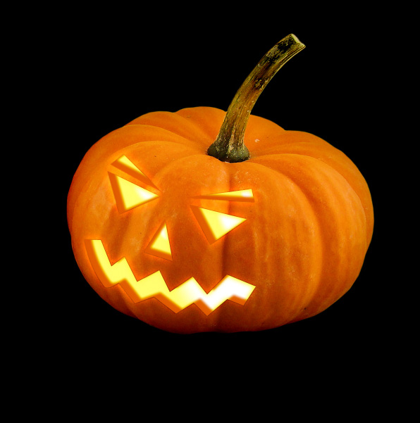 Design abstract background of a Halloween Pumpkin in Photoshop CS3