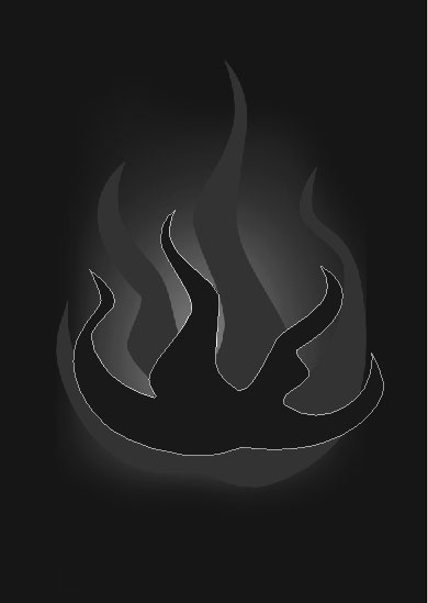 Drawing Burning Flames Illustration in Photoshop CS
