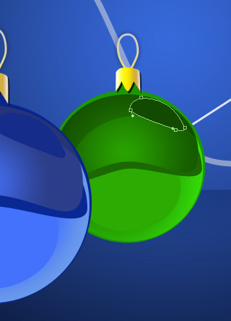 Design Christmas balls wallpaper in Photoshop CS3