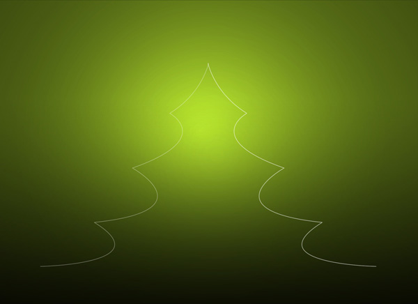 Merry Christmas tree design in Photoshop CS3