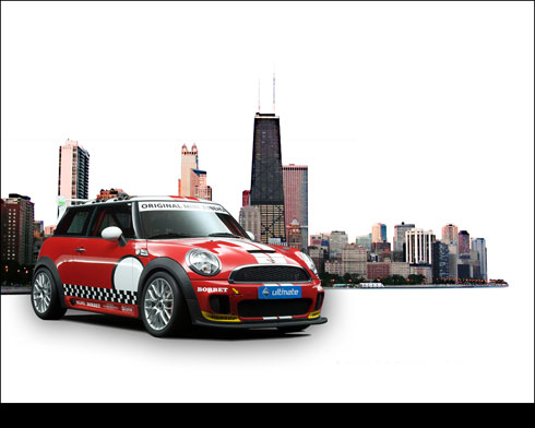 Create Stylish Mini Car Wallpaper in Photoshop CS3