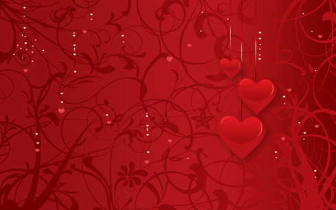 Learn how to design a romantic calendar in Valentine's Day spirit in Photoshop CS4