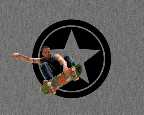 Create a Grunge Skateboarding Illustration in 
Photoshop CS4
