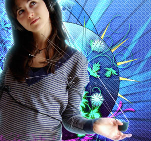 Making a cool and colorful April 2009 calendar wallpaper in Photoshop CS4