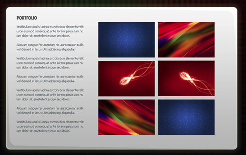 Create contemporary web layout for your design studio in Adobe Photoshop CS4