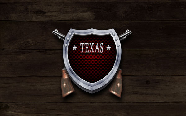 Make an artistic Texas Rangers design wallpaper in Photoshop CS4