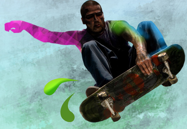 Create Urban Skateboarding Poster in Adobe Photoshop CS4