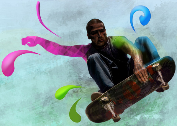 Create Urban Skateboarding Poster in Adobe Photoshop CS4