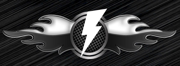 Make a special metallic emblem with flames in Adobe Photoshop CS4