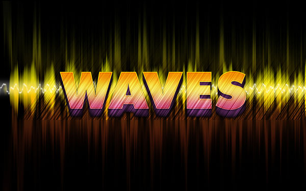 Create Wave's text effect in Adobe Photoshop CS3