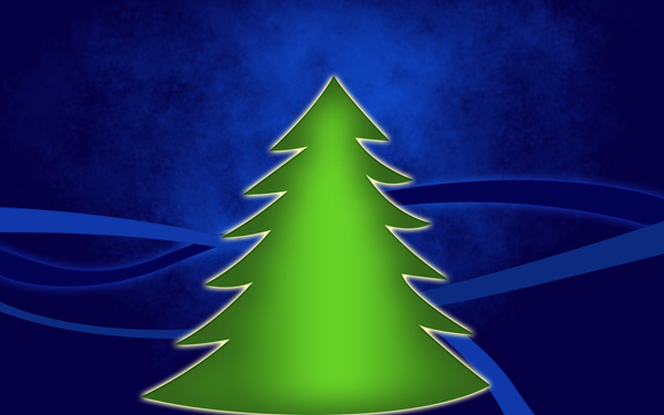 How to Create and decorate Christmas tree in Photoshop CS4