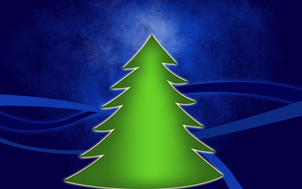 How to Create and decorate Christmas tree in Photoshop CS4