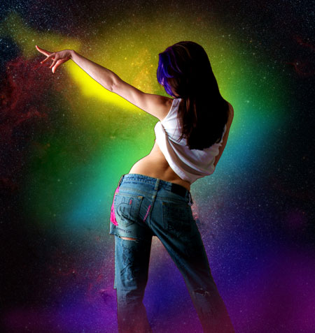 How to Create a Space Girl Photo Manipulation in Adobe Photoshop CS4