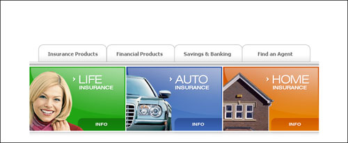 Create Professional Header for Life Insurance Company web-site in Photoshop CS