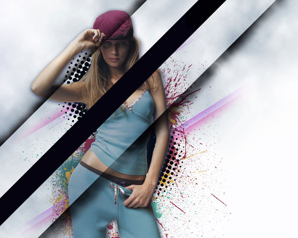 Design a Stylish Poster mixed with displacement effect in Adobe Photoshop CS5