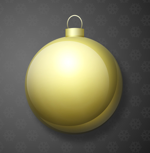 How to create stylized greeting card with Christmas baubles in Adobe Photoshop CS5
