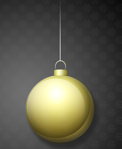 How to create stylized greeting card with Christmas baubles in Adobe Photoshop CS5