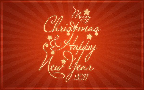 How to create Happy New Year 2011 greeting card in Adobe Photoshop CS5
